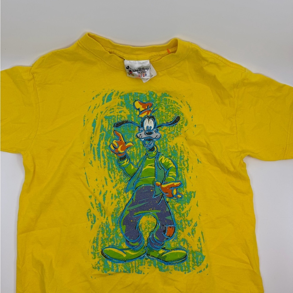 Rare 1990s Walt Disney World Kids Goofy T-Shirt – Made in USA